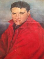 girl happy poster by june kelly 1960's had this on my wall for over 10 yrs when we moved it ...jpg